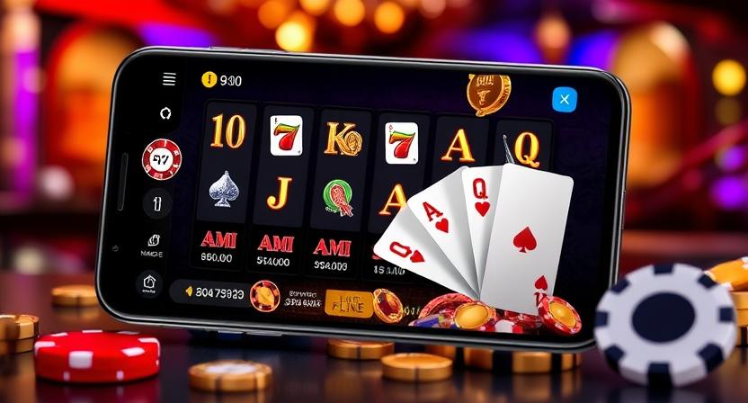 89 BD mobile casino app interface